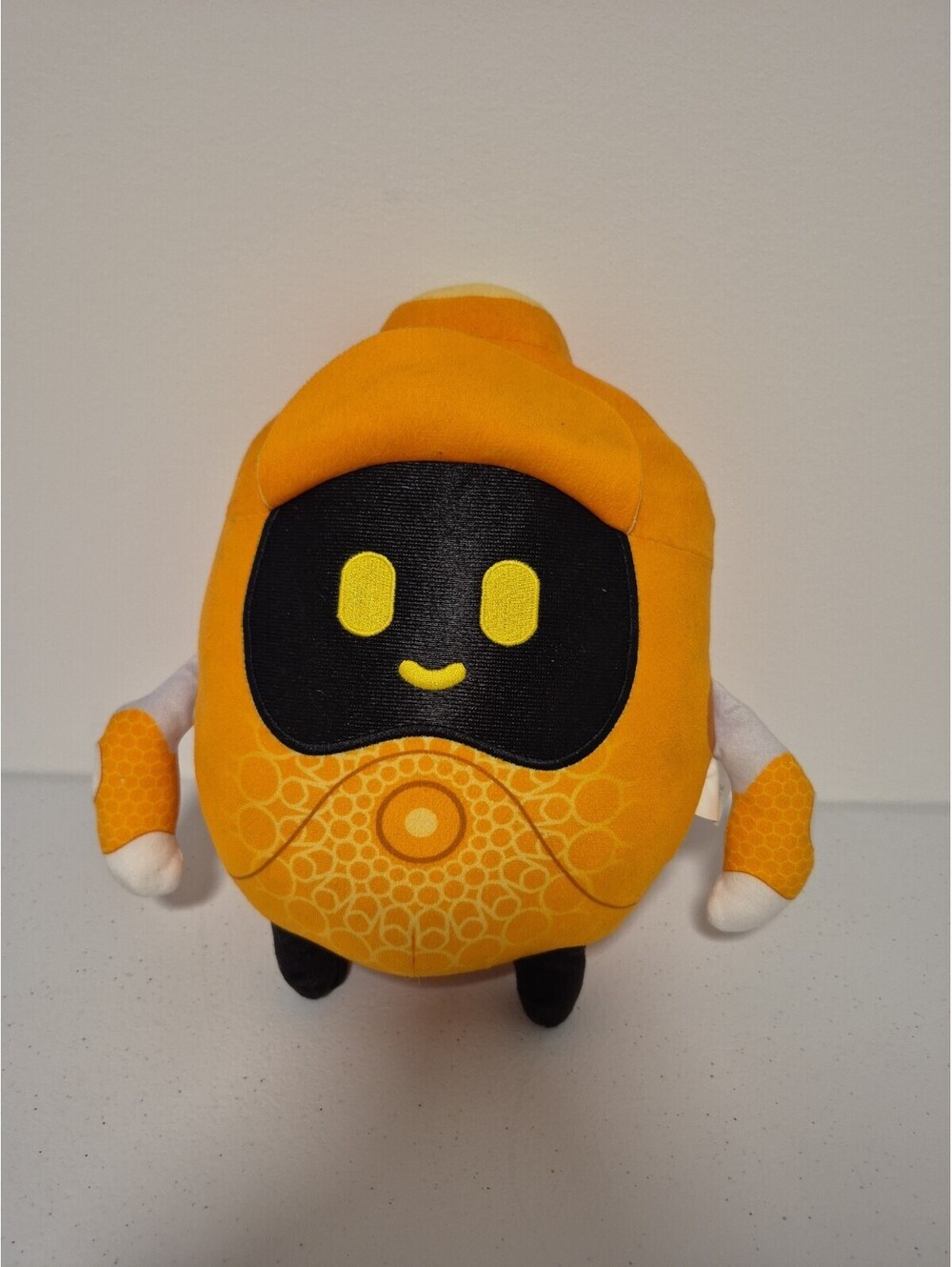 Expo 2020 Dubai UAE United Arab Emirates Plush Opti Mascot Toy Orange Robot 10"